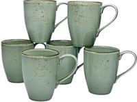 CreaTable Becher "Kaffeebecher NATURE COLLECTION" Tassen Set, 6-teilig