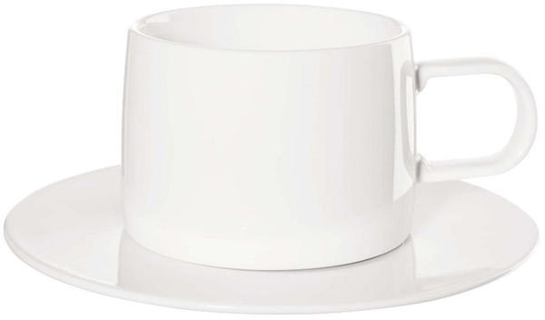 ASA Muga Coffee Tasse mit Untertasse 8,3 cm (weiß)