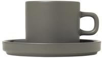 Blomus 63974, Blomus Kaffeetasse -PILAR- 200 ml 2er Set Pewter