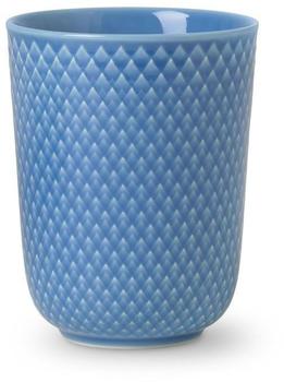 Lyngby Porcelæn Rhombe Becher (33 cl) blau