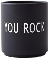 Design Letters 10101002BKYOUROCK, Design Letters - AJ Favourite Porzellan Becher, You