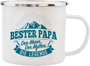 HTI-Living Echter Kerl Emaille Becher Bester Papa 18876231