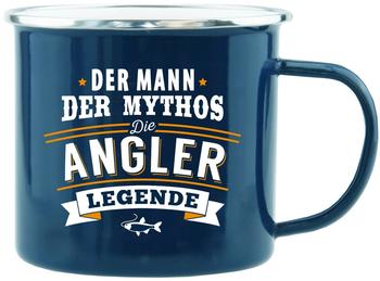 HTI-Living Becher Echter Kerl Emaille Becher Angler