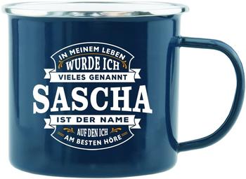 HTI-Living Becher Echter Kerl Emaille Becher Sascha