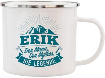 HTI-Living Becher Echter Kerl Emaille Becher Erik