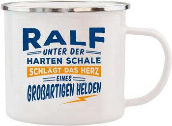 HTI-Living Becher Echter Kerl Emaille Becher Ralf