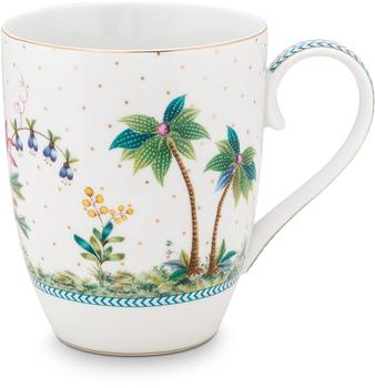 PiP Studio Jolie Dots Gold Becher mit Henkel groß (0,35l)