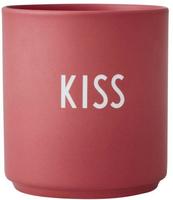 Design Letters Becher "Kiss" in Pink - 250 ml