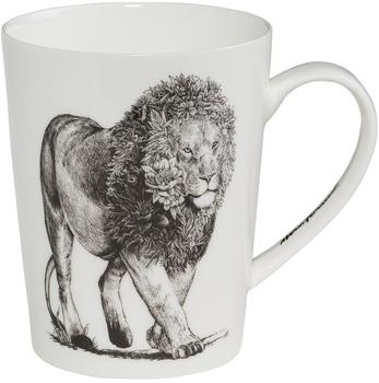 Maxwell & Williams African Lion Kaffeebecher 0,45l weiß