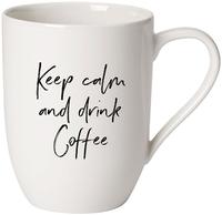 like. by Villeroy & Boch Statement Becher mit Henkel "Keep calm and drink...