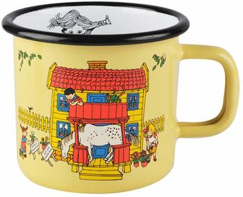 Muurla Pippi Langstrumpf Tasse Villa Villekulla 37cl - Gelb