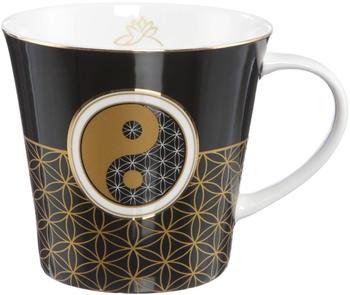 Goebel-Kunststoffe Coffee-/Tea Mug Yin Yang Schwarz 9,5 cm