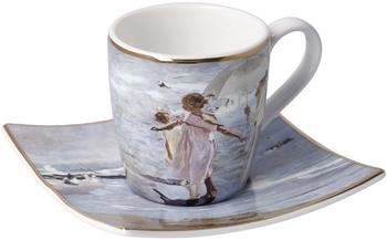 Goebel-Kunststoffe Espressotasse Joaquin Sorolla Zeit für ein Bad 6,5 cm