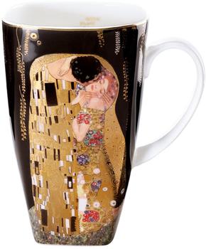 Goebel-Kunststoffe Der Kuss - Künstlerbecher Artis Orbis Gustav Klimt Schwarz Bone China