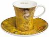 Goebel Espressotasse »Adele Bloch Bauer«, von Gustav Klimt, goldfarben