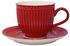 Greengate Alice Tasse mit Untertasse red 8,5 cm