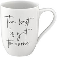 like. by Villeroy & Boch Statement Becher mit Henkel "The best is yet to come"