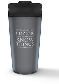 Pyramid international Game of Thrones Travel Mug - I Drink And I Know Things