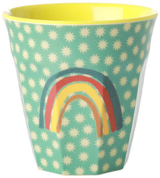 Rice Melamin-Becher Regenbogen & Sterne, &Oslash;9xH9 cm