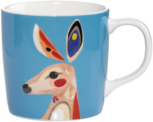 Maxwell & Williams Pete Cromer Tasse à café / Tasse à thé avec motif 'Echidna', Porcelaine, Bleu