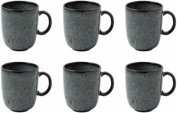 Villeroy & Boch Lave Gris Kaffeebecher 400ml (6er-Set)
