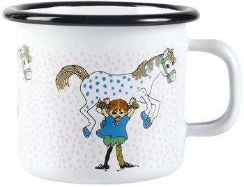 Muurla Pippi And The Horse Enamel Mug 25 cl