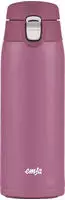 Emsa N21511 Reisebecher, isolierter Edelstahlbecher | 0,4 Liter | 8 Stunden hei&szlig; 