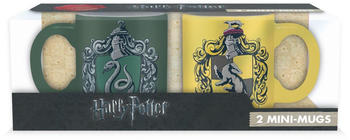 ABYstyle Harry Potter - 2 Mini-Mugs Set Slytherin & Hufflepuff