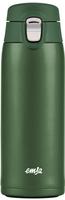 Emsa Thermobecher "Travel Mug" 0,4L, leicht, Edelstahl, Klappverschluss, 100%...