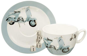 Cilio Lifestyle Retro Jumbo Tasse Set