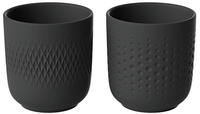 Villeroy & Boch Manufacture Collier noir Becher Set 2tlg.