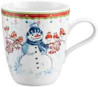 Seltmann Weiden Becher "Life - Schneemann" Becher mit Henkel 0,40 l und