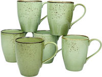 CreaTable Becher "Kaffeebecher NATURE COLLECTION" Tassen Set, 6-teilig
