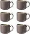 taupe 6er Set: Ritzenhoff & Breker Flirt Tasse Jasper 0,24 l