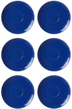Ritzenhoff & Breker DOPPIO Kaffeeuntertasse 16 cm indigo blau 6er Set
