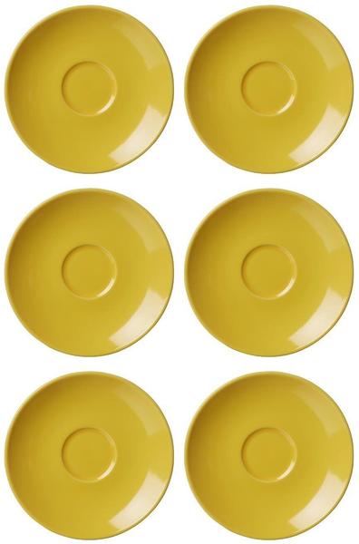Ritzenhoff & Breker DOPPIO Espressountertasse 12 cm gelb 6er Set