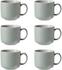 Ritzenhoff & Breker JASPER Kaffeetasse 240 ml mint 6er Set