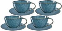 Leonardo MATERA Cappuccino Set 8-teilig - Blau