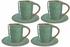 Leonardo MATERA Espresso Set grün 8-teilig