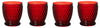 Villeroy & Boch Boston Coloured Becher red 4 Stück Nr. 1173091410 und 4er Set...