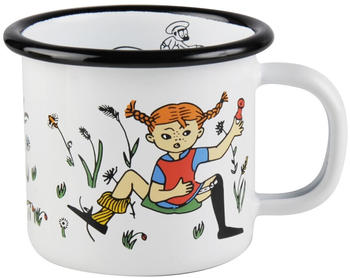 Muurla Pippi and Mr. Nilsson Emaillierte Tasse 1,5 dl White
