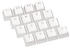 Endorfy PBT Pudding Onyx White 104 Keycaps (US)
