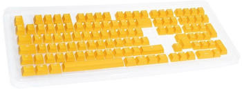 Ducky PBT Double-Shot Keycap Set Yellow DE Layout