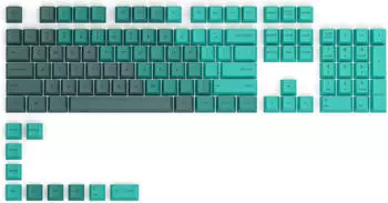 Glorious Gaming 114 GPBT Keycaps Rain Forest US-Layout