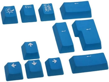Ducky PBT Double-Shot Keycap Set blau 11 Tasten
