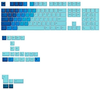 Glorious Gaming GPBT Gradient Keycaps ANSI Layout (US) Ocean