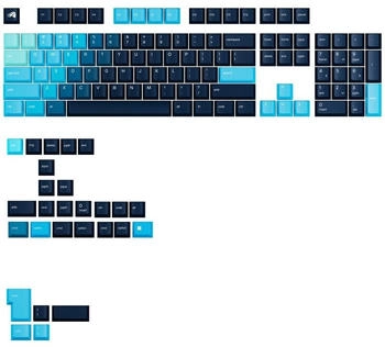 Glorious Gaming GPBT Gradient Keycaps ANSI Layout PBT Celestial Ice