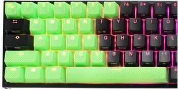 Ducky Rubber Keycap Set Double-Shot gummiert für Backlight grün (DKSA31-USRDGNNO1)