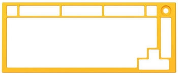 Glorious Gaming GMMK Pro Top Frame Golden Yellow