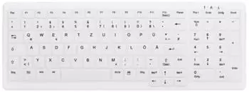 CHERRY Active Key MedicalKey AK-C7000 Tastatur-Abdeckung wei&szlig;, DE-Layout (AK-C7000-W/GE)